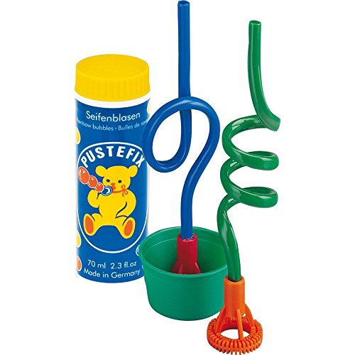 bolle di sapone con 2 trombette