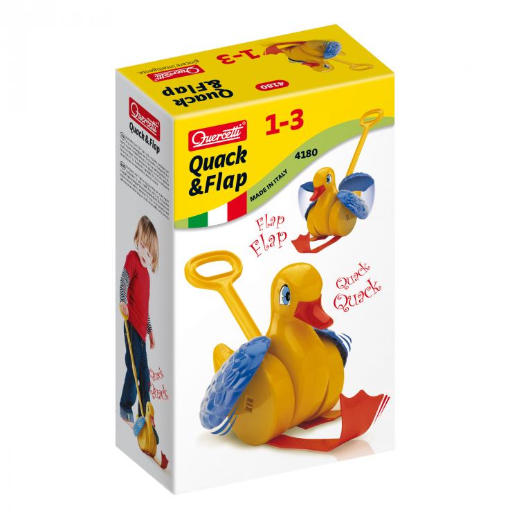 quack and flap