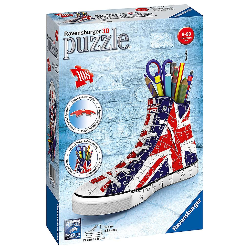 Sneaker Union Jack Puzzle 3D 108 pezzi