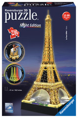 torre eiffel night edition 3d 216pz