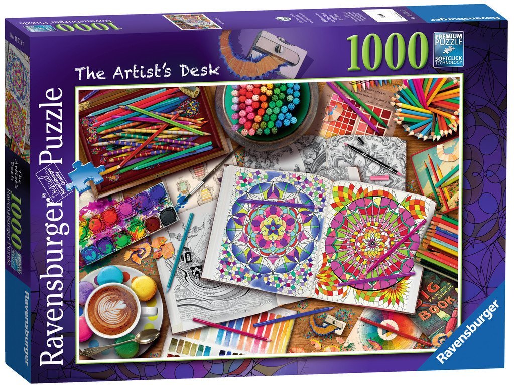 La scrivania dell'artista 1000 pezzi