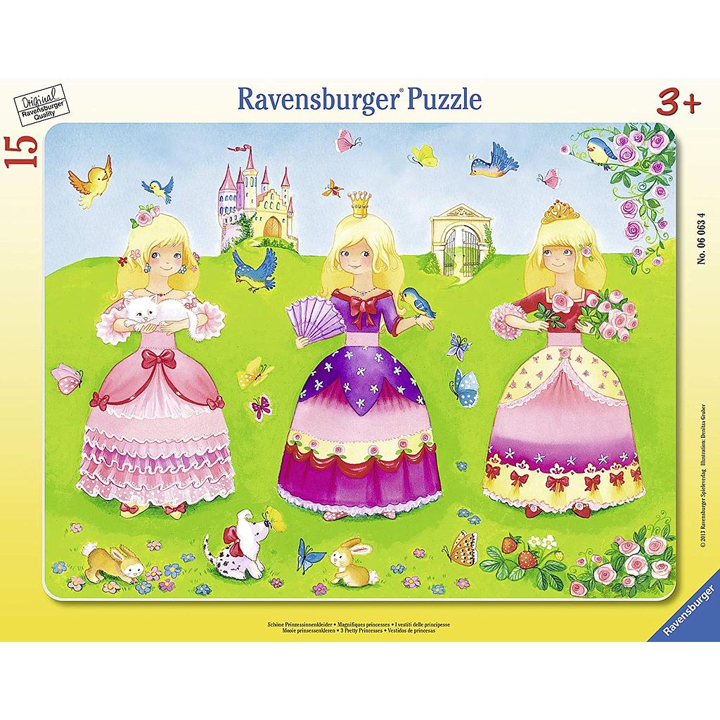 i vestiti delle principesse 15pz puzzle