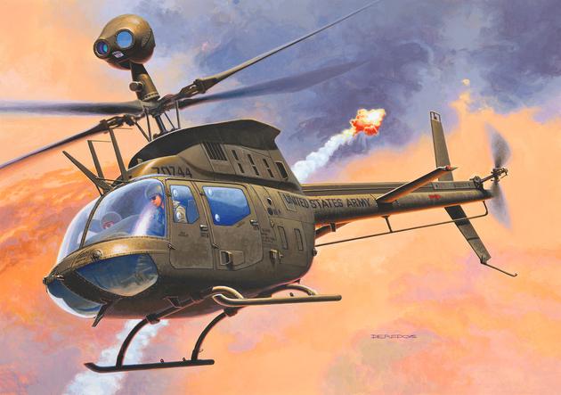 Bell OH-58D Kiowa scala 1/72