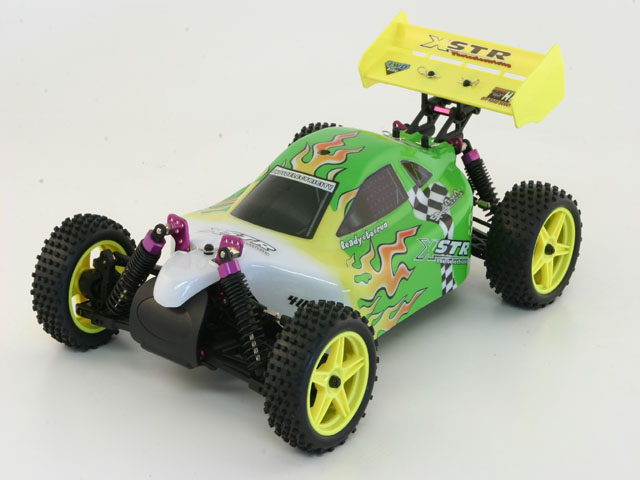 atomic green buggy 1/10 elettrico 4wd
