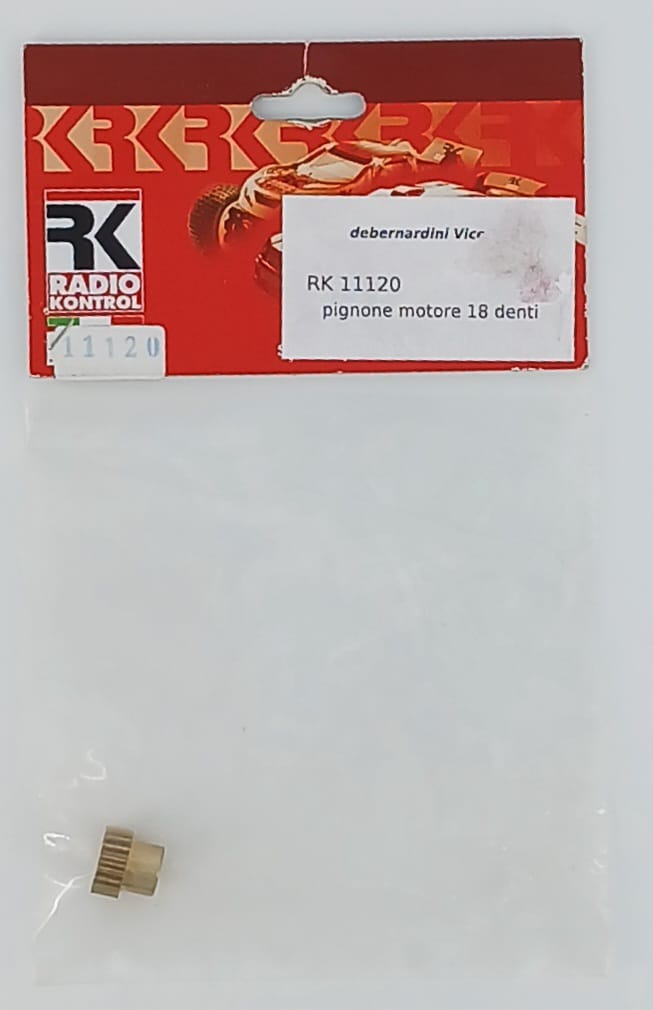 pignone motore 18 denti
