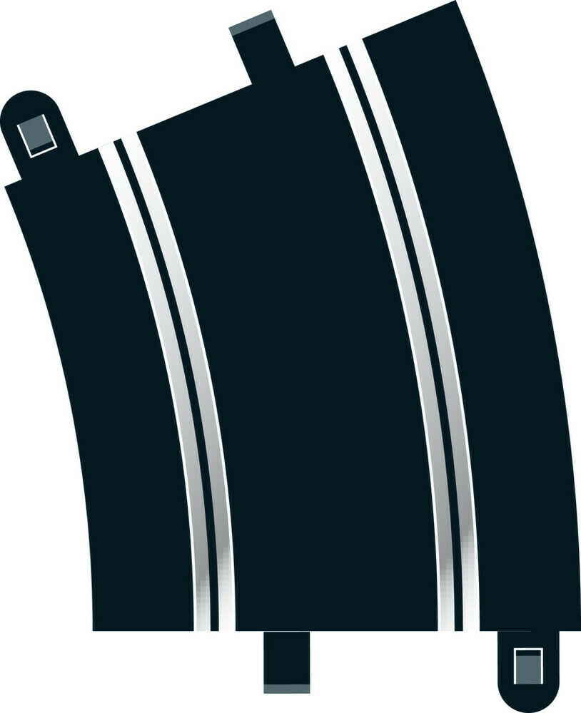 binario sport curva 22,5' raggio 3 scalextric