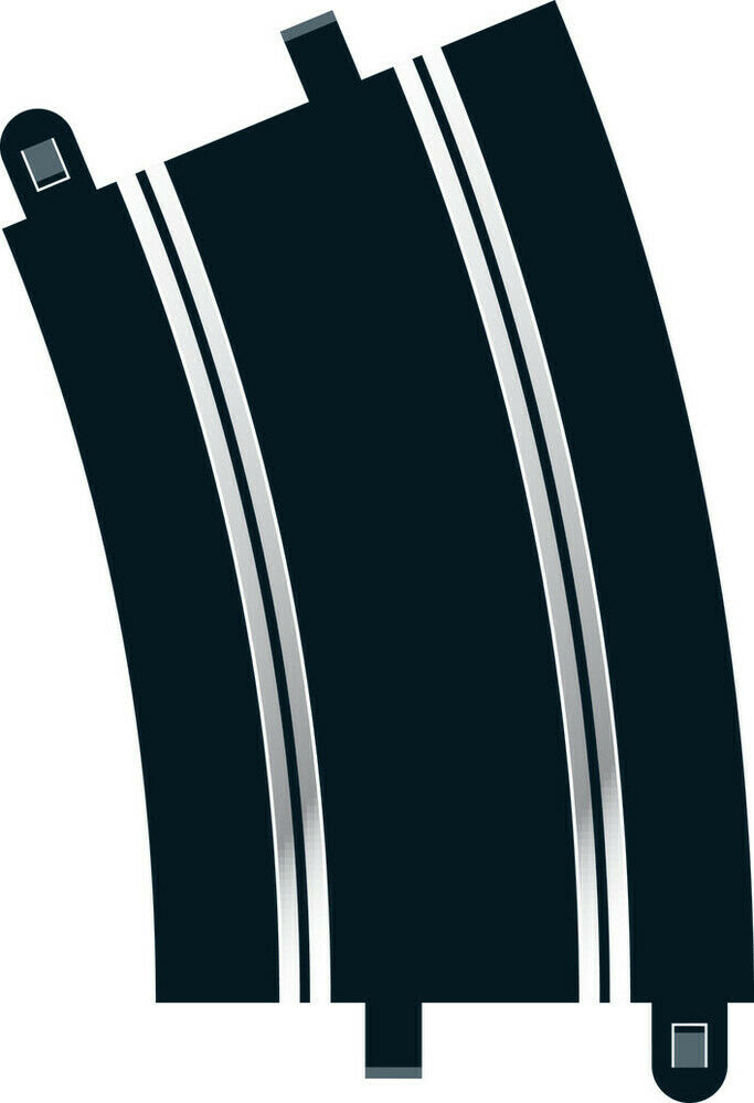 binario curvo 22,5' raggio 4 scalextric