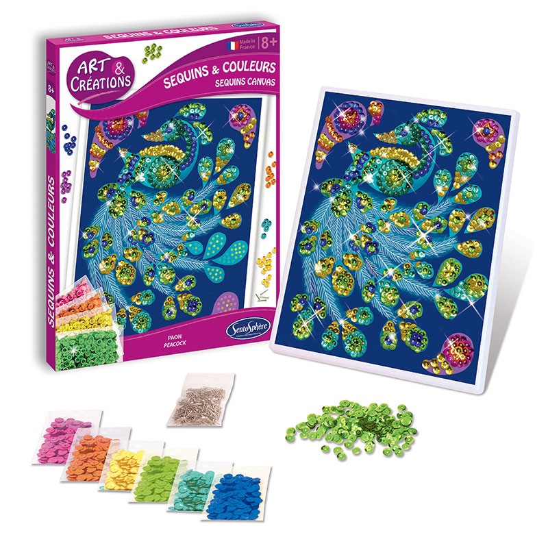Pavone paillettes &amp; colori