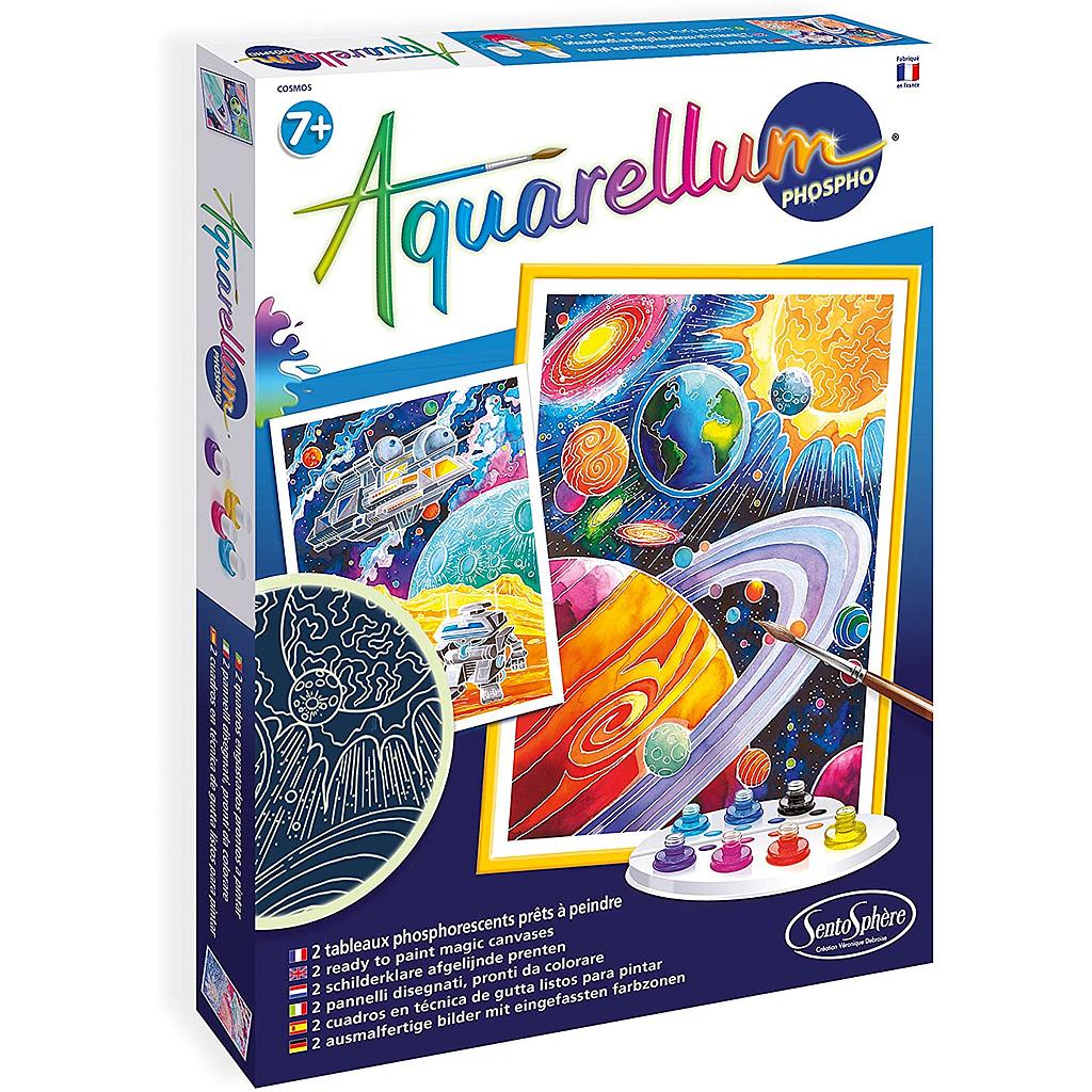 universo fosforescente aquarellum