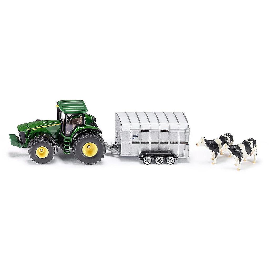 john deere + rimorchio 