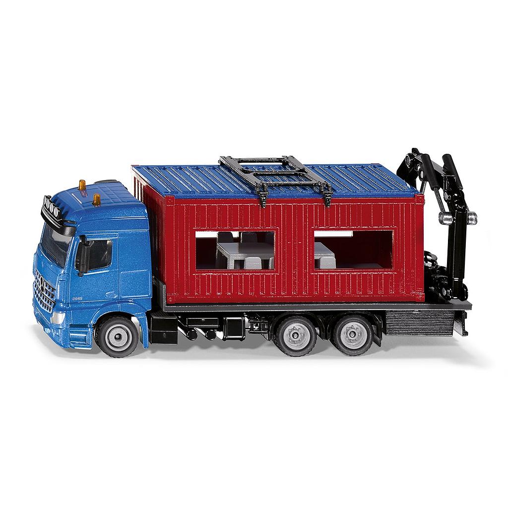 Camion con conteiner-ufficio