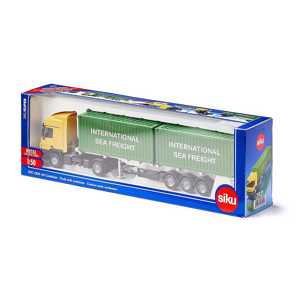 Camion con rimorchio container 