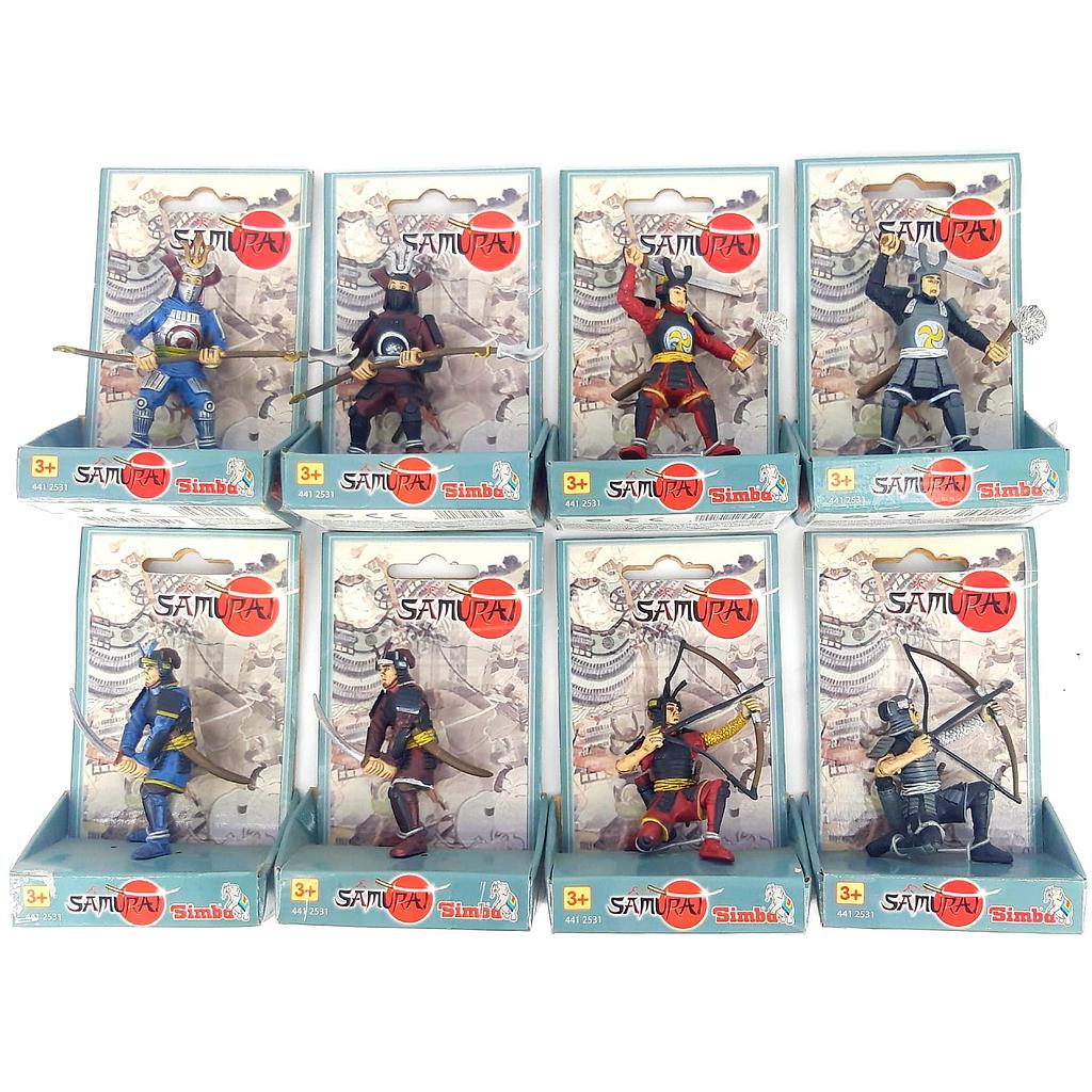 Personaggi samurai assortiti