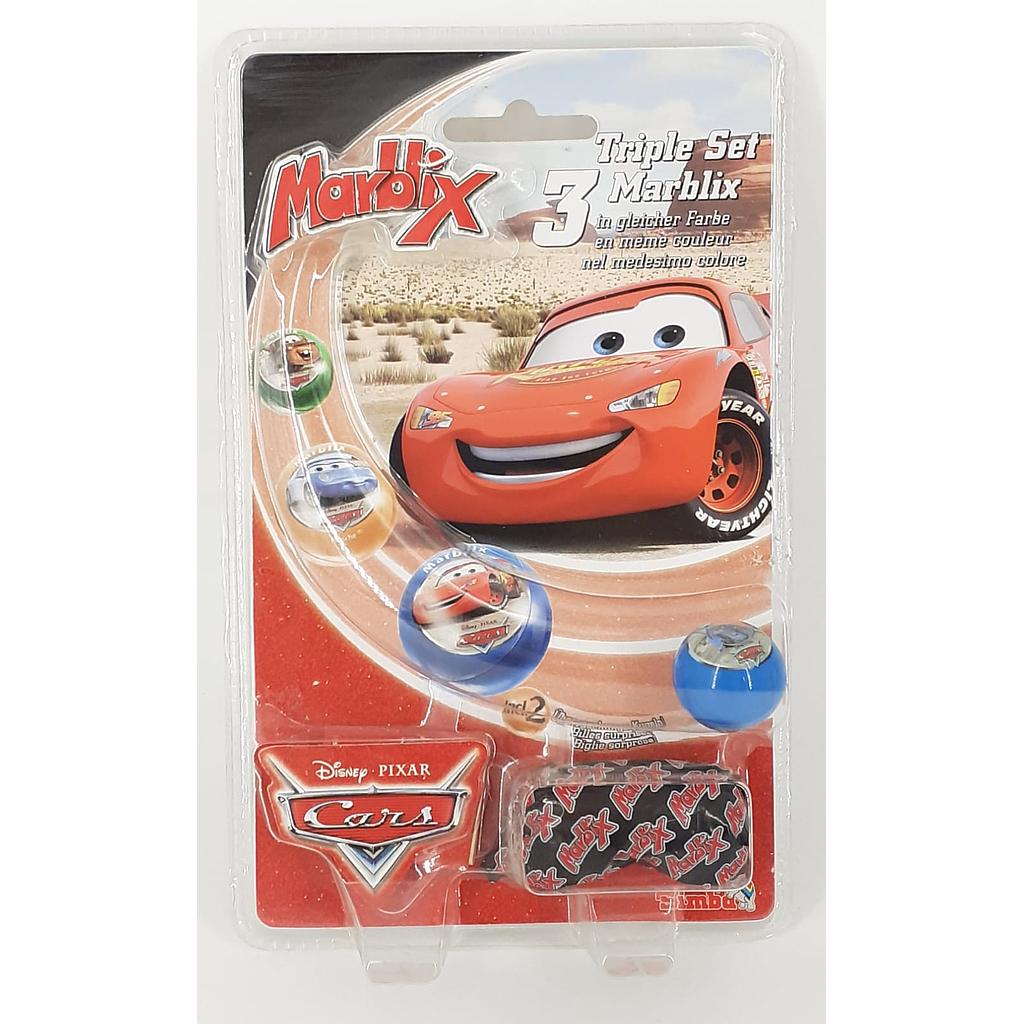 set 3 biglie marblix cars