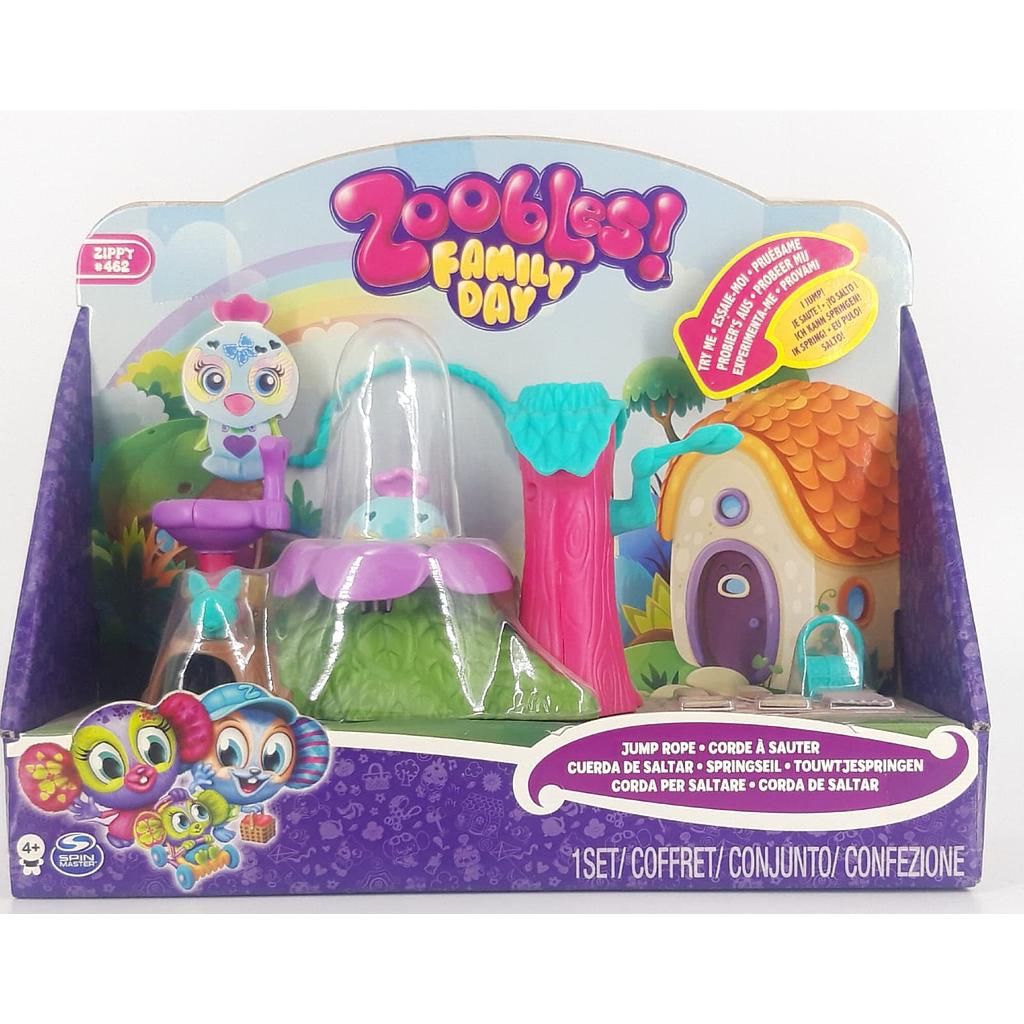 Zoobles family day corda per saltare miniplayset