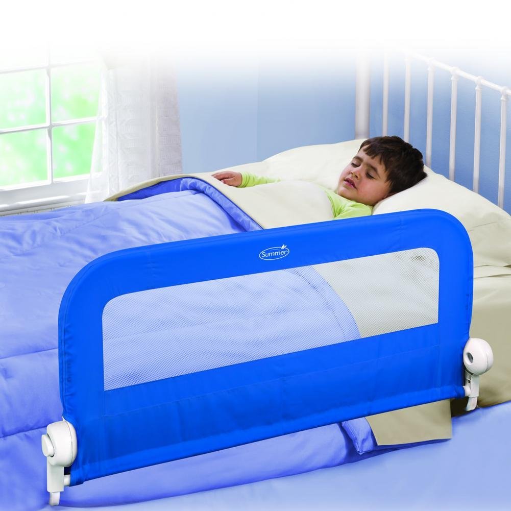 spondina letto singola blu