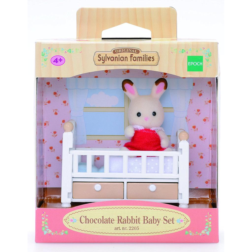 bebè coniglio con letto