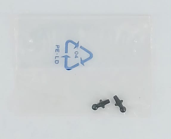 testina uniball m3 con perno filettato