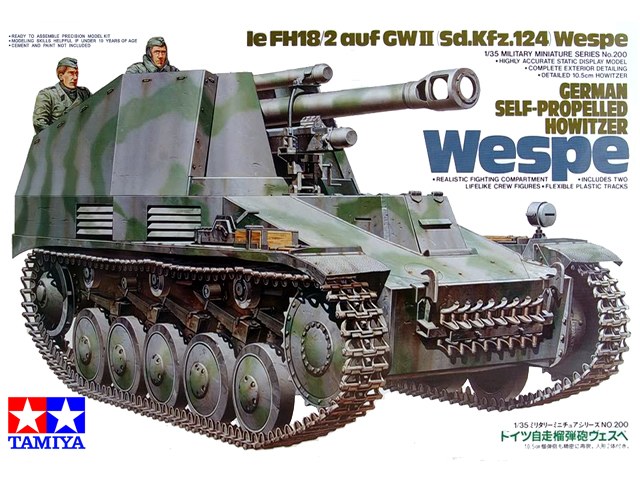 german self-propelled howitzer wespe 1/35