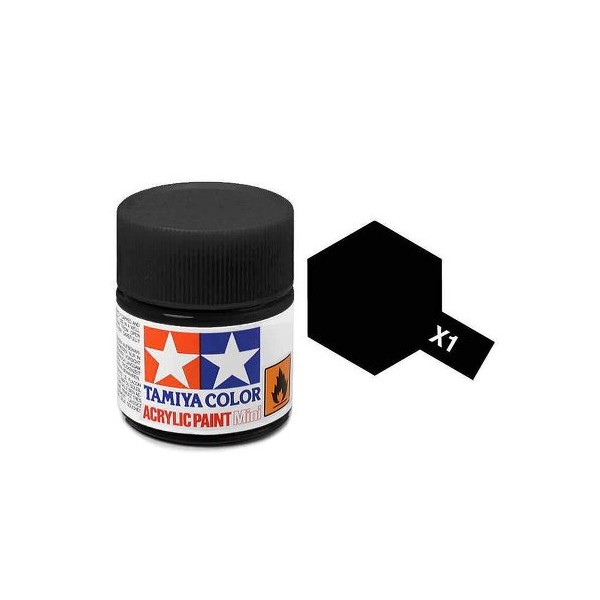 colore acrilico mini X-1 black