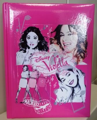 diario scuola violetta 12 mesi