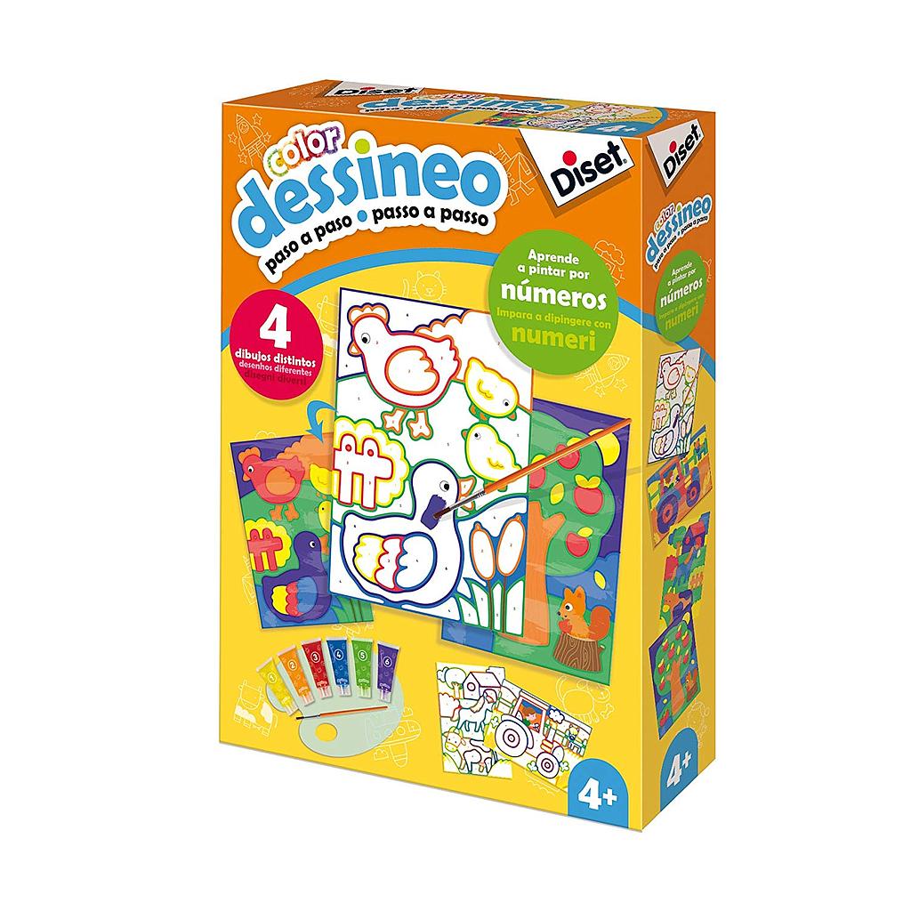Disegna seguendo i numeri La fattoria