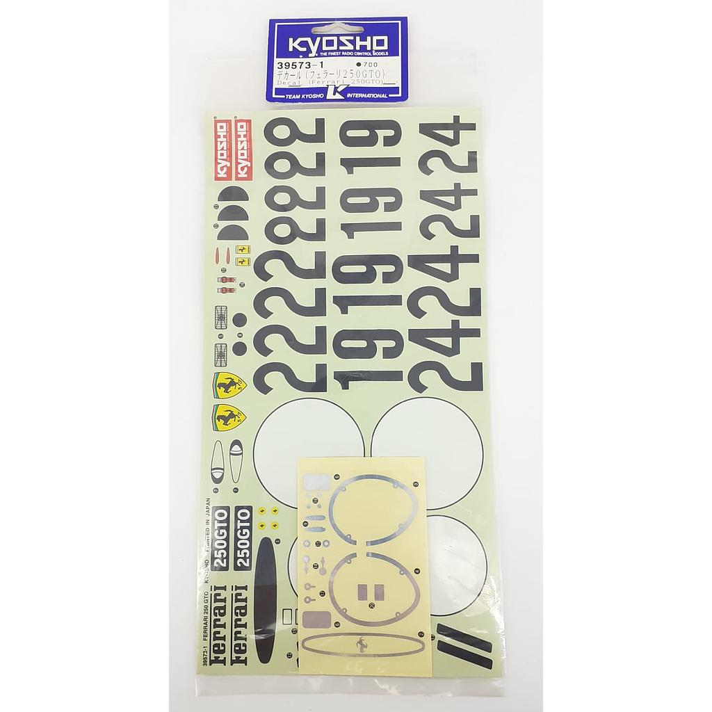 foglio decals ferrari 250 gto 1\10 Kyosho
