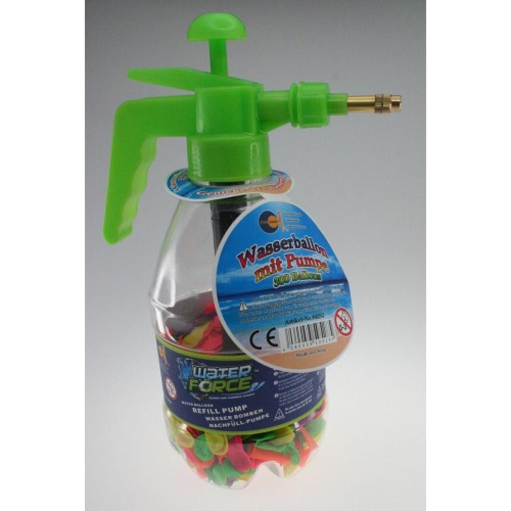 pompa con bombe d'acqua