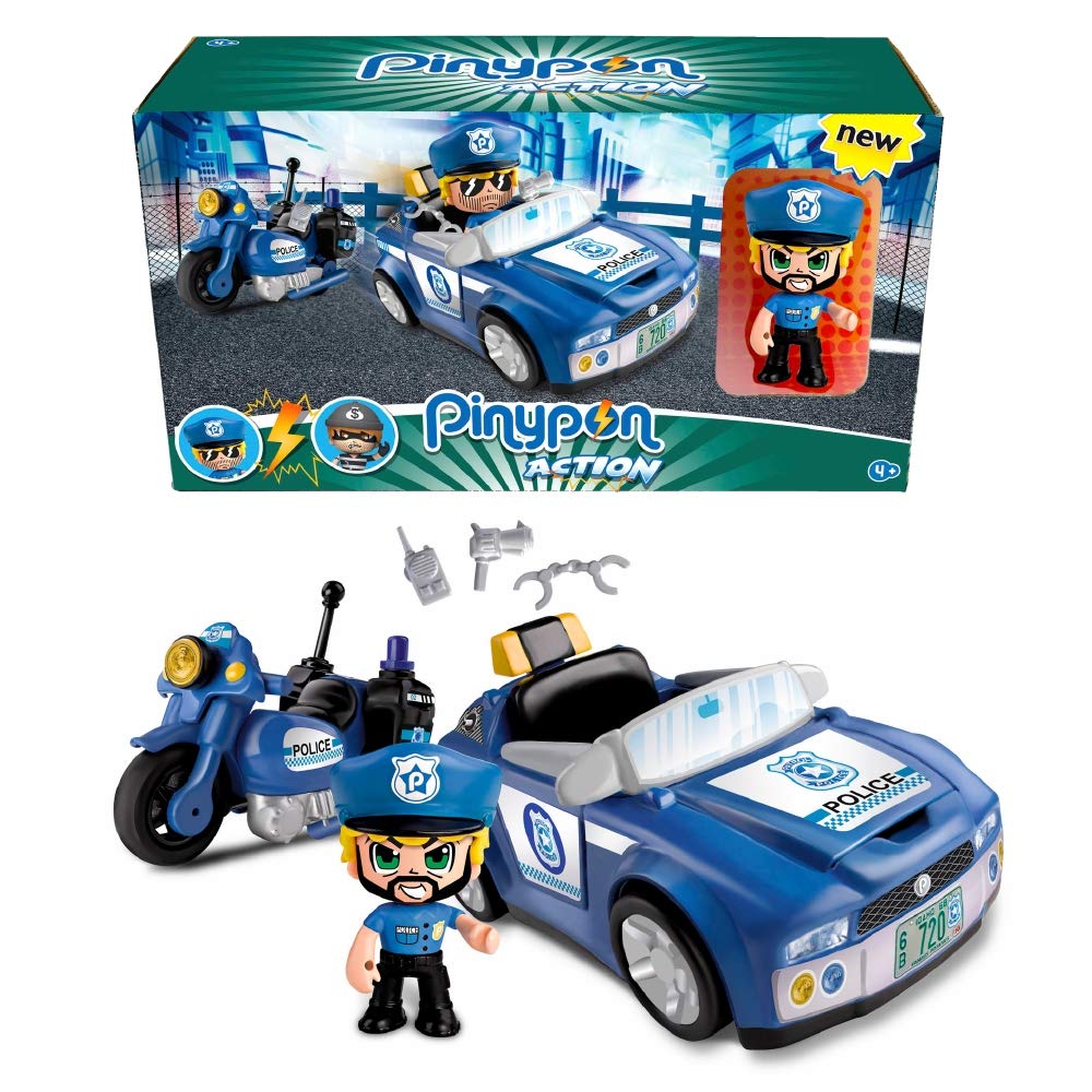 Pinypon veicoli polizia + personaggio