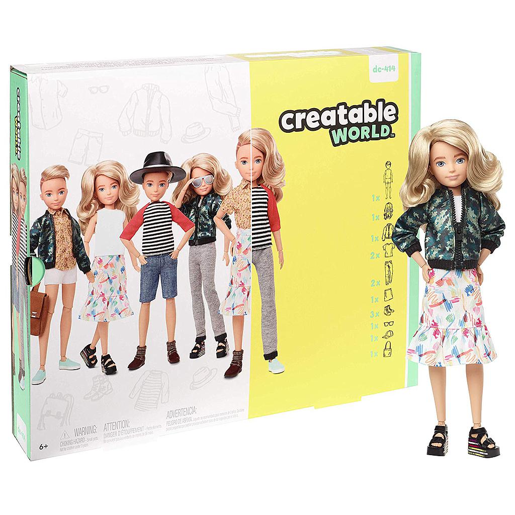Creatable world bambola con accessori