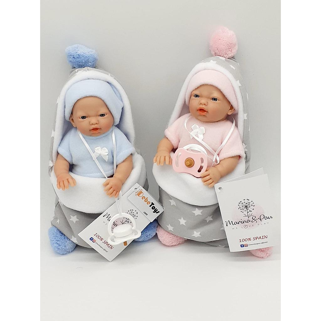 bambola baby c/sacco 26cm