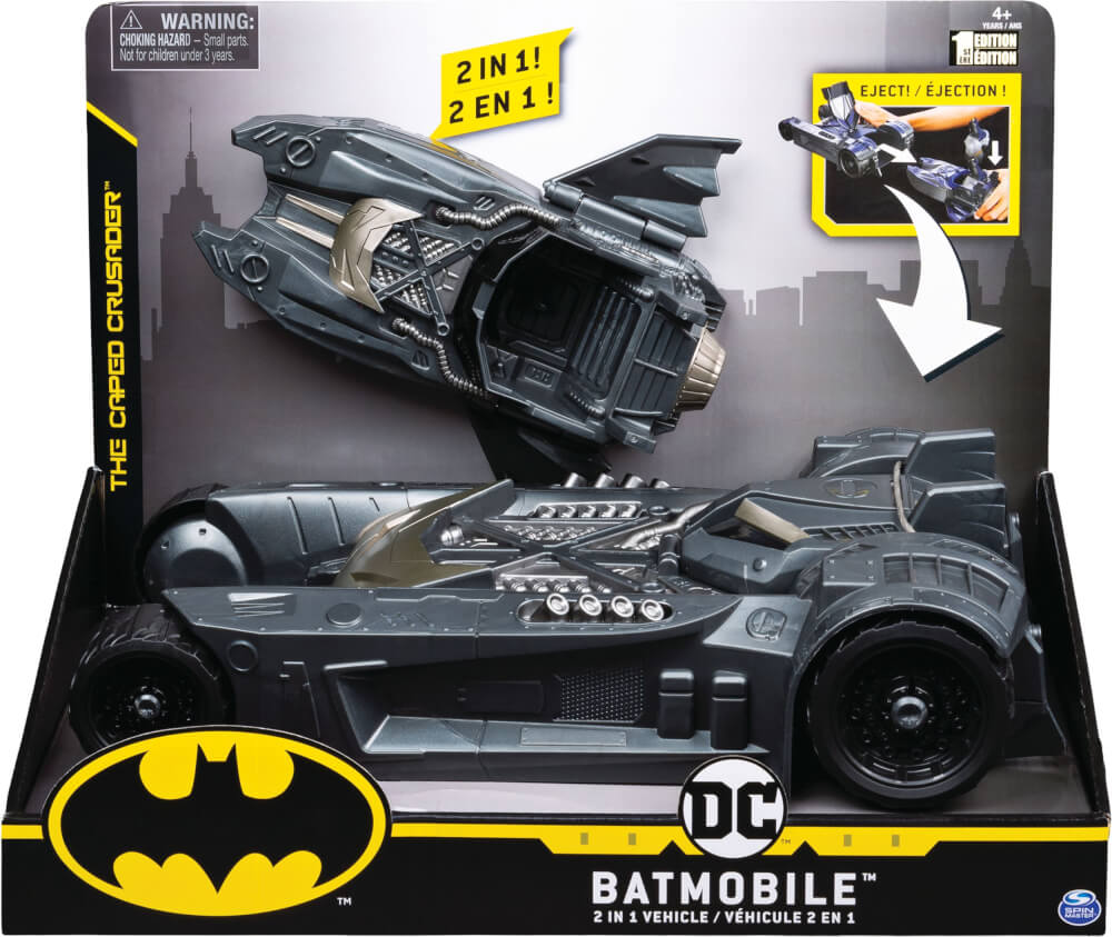 Batmobile e bat-barca veicolo 2 in 1