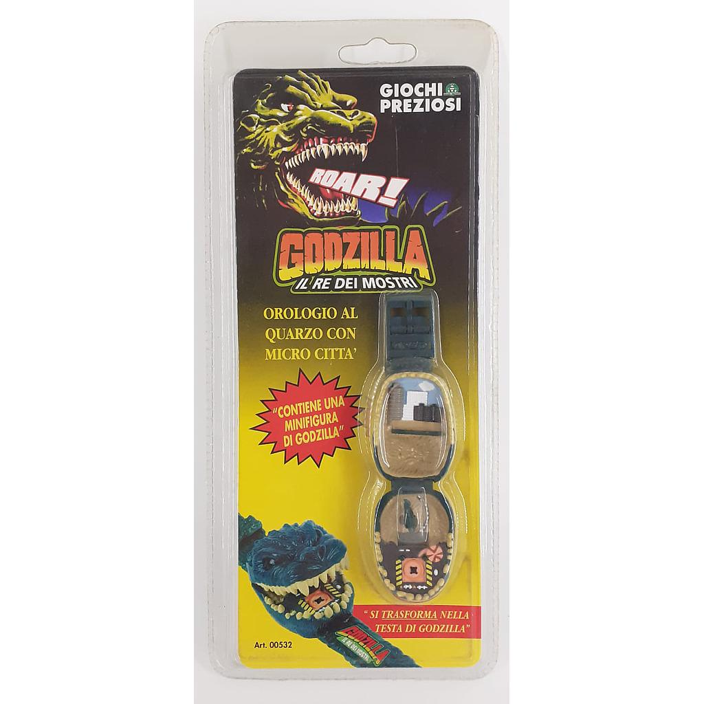 orologio Godzilla con microcitta il re dei mostri