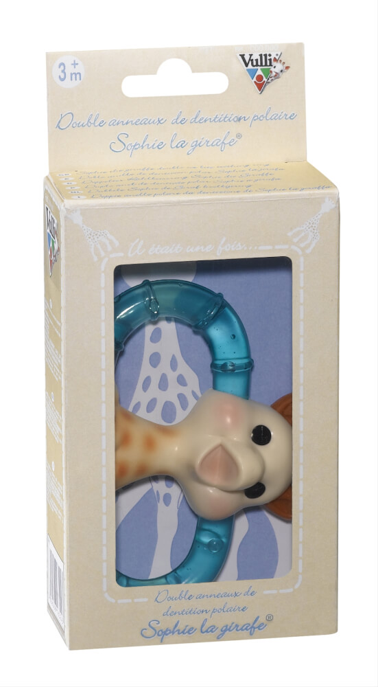 doppio anello dentizione Sophie la Giraffe refrigerante