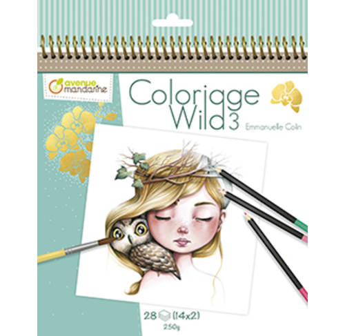 album da colorare Wild 3 - Emmanuelle Colin