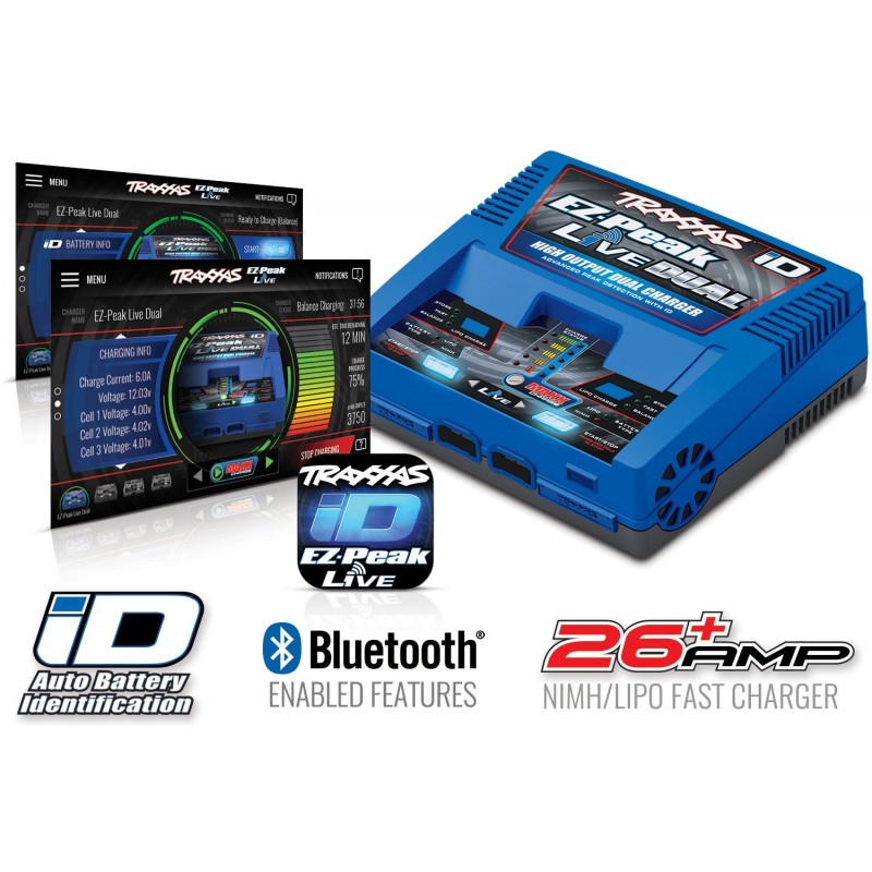 caricabatteria EZ-Peak Live Dual traxxas