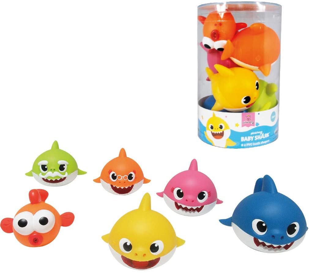 baby shark 6 personaggi galleggianti