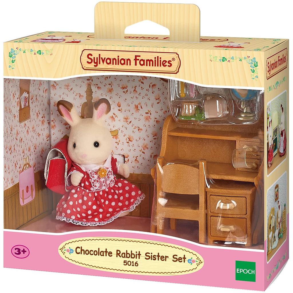 Ragazza coniglio con scrivania  Sylvanian Families