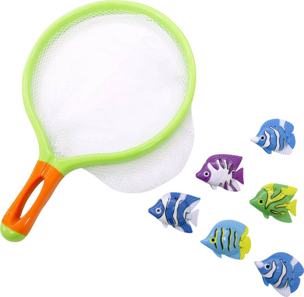 Rete Splash &amp; fun con 6 pesci