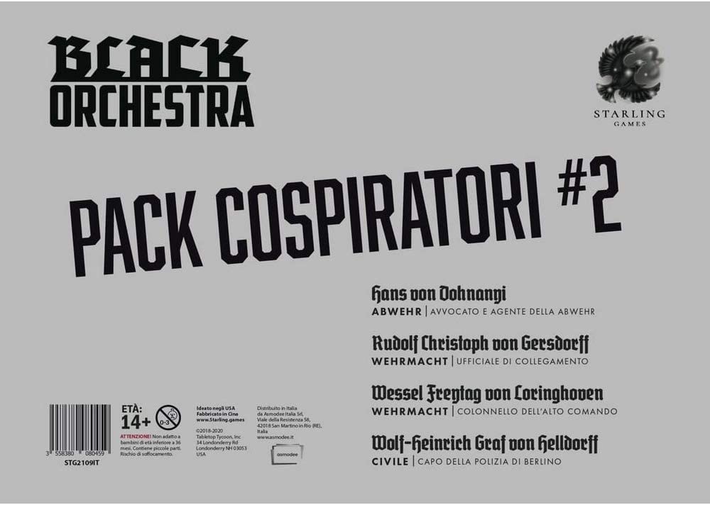 Black Orchestra Pack Cospiratori 2