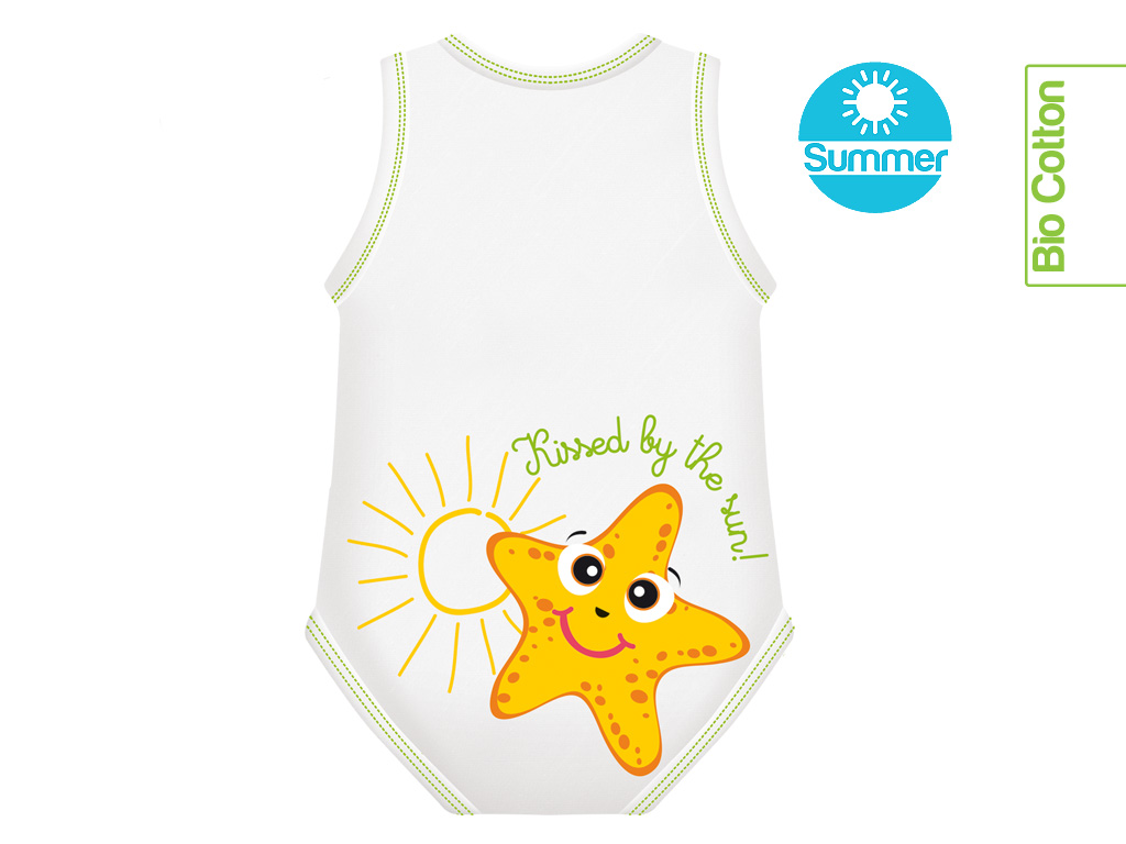 Stella marina body 0-36m bio cotton summer