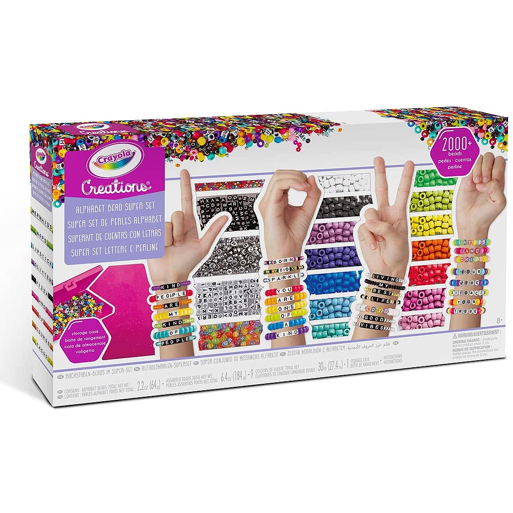 Super set lettere e perline