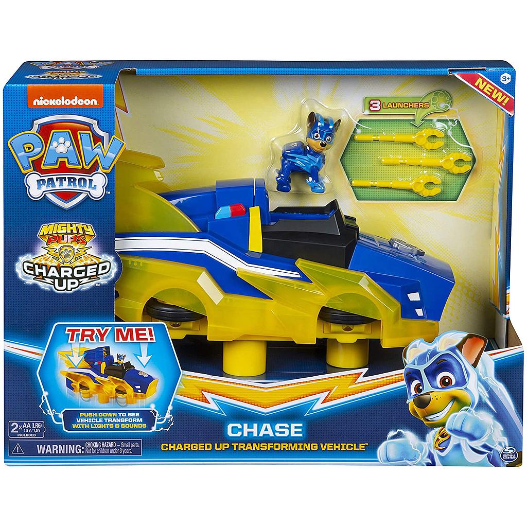 Pow Patrol Il Veicolo Charged up di Chase