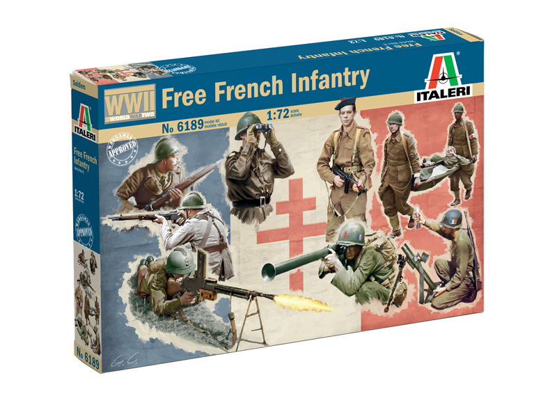 Fanteria francese libera Seconda guerra mondiale 1:72