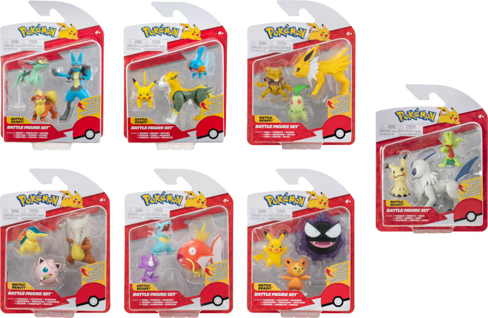 Pokemon battle figure set