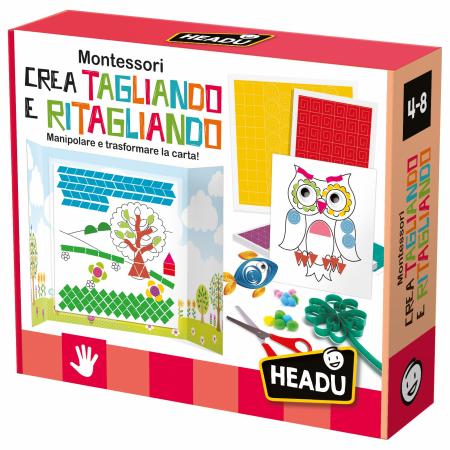 Crea tagliando e ritagliando Montessori