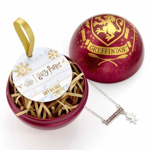 Pallina di natale e collana Grifondoro