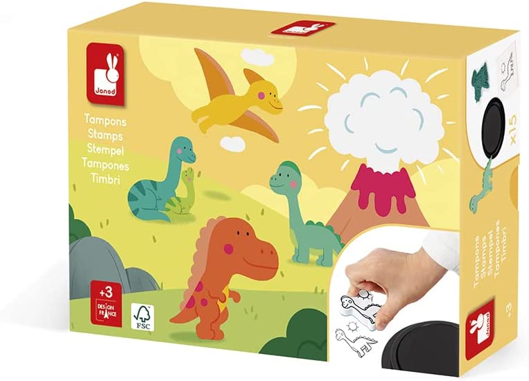 Stampini dinosauri 15 pezzi