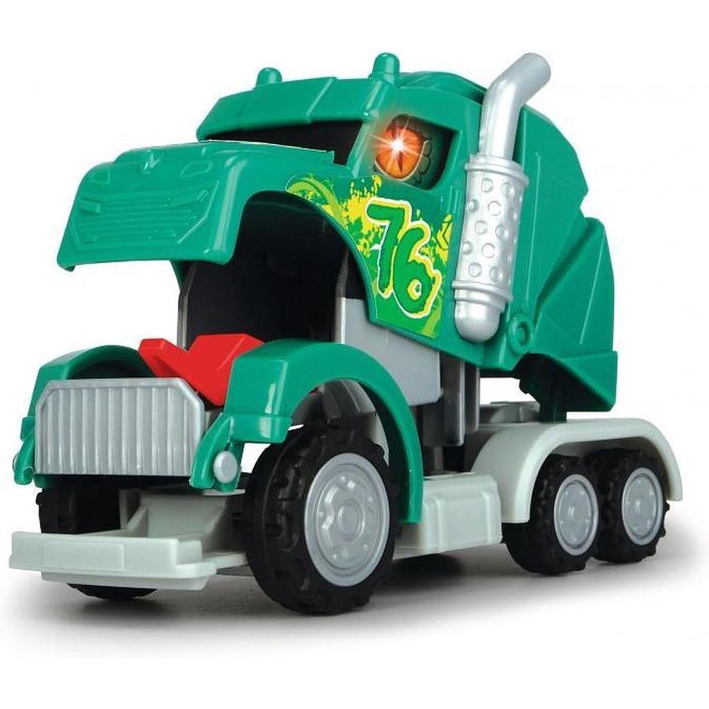 camion Transforming Dragon pullback suoni blinking light 12.5 cm