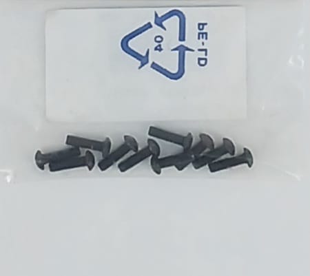 viti esagonali 3x10 mm testa tonda